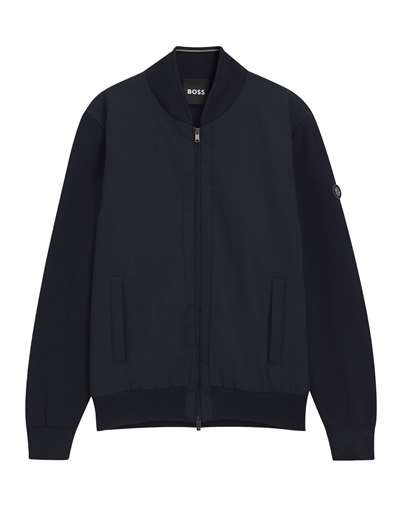 Hugo Boss - Cotton-Knit Hybrid Jacke